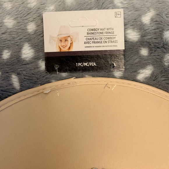 NWT Cream Bling Cowgirl Hat - Picture 2 of 3